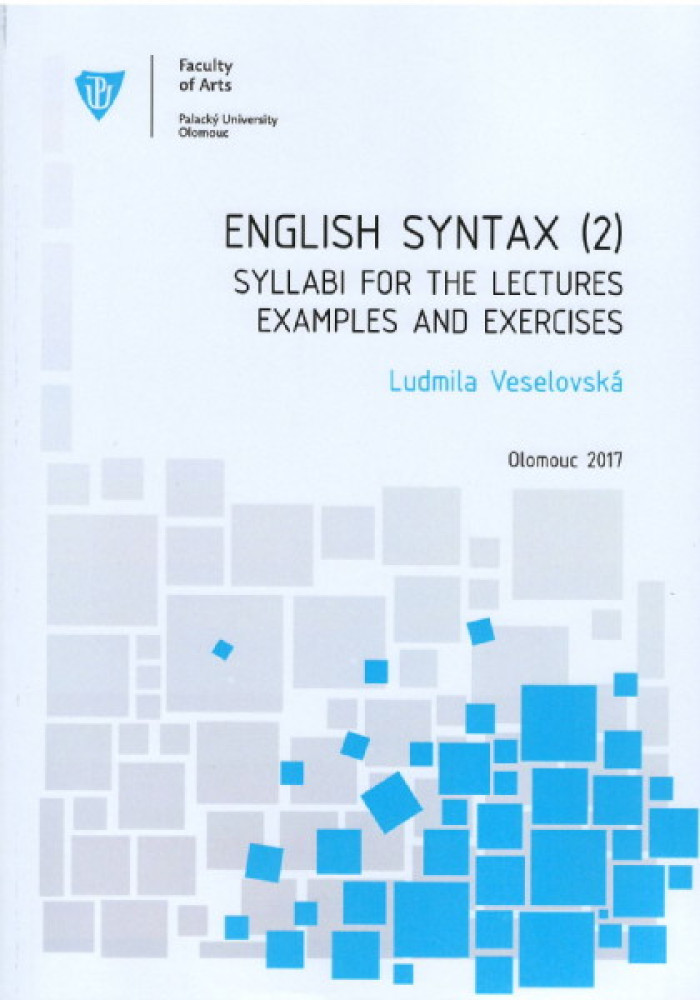 English Syntax 2 - Syllabi for the lectures examples and exercises