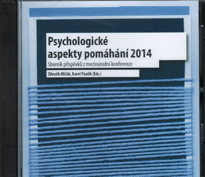 Psychologické aspekty pomáhání 2014 - CD