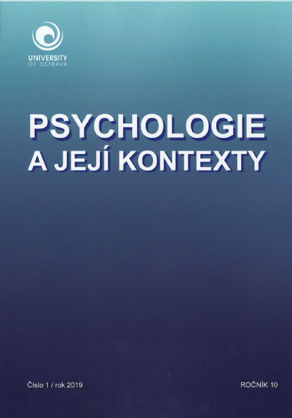 Psychologie a její kontexty č. 1/2019