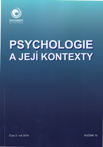 Psychologie a její kontexty č. 2/2019
