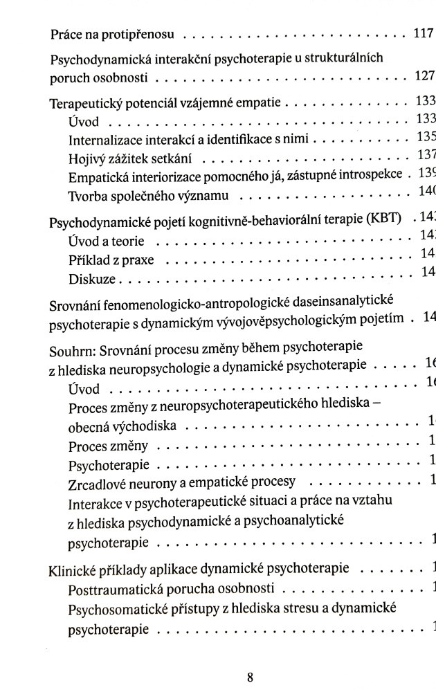 Procesy změny v dynamické psychoterapii a psychoanalýze