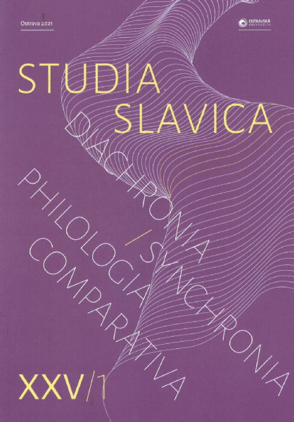 Studia Slavica XXV/1