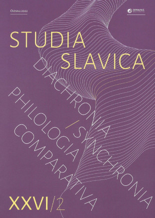 Studia Slavica XXVI/2