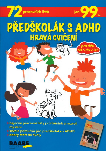 Předškolák s ADHD - Hravá cvičení pro děti od 5 do 7 let
